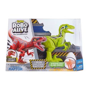 Robo alive raptor con huevo sorpresa -