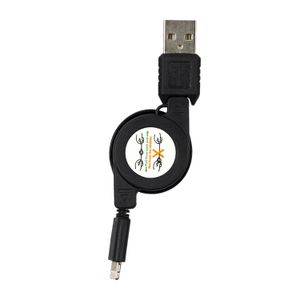 Cable usb para iphone retráctil