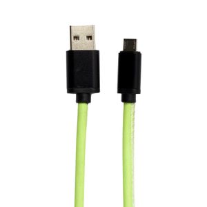 Cable micro usb fosforescente 2 metros