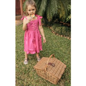 Vestido Fucsia Moda Tamar Tiare