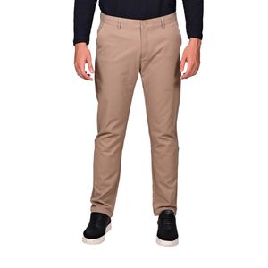 Pantalón Kaki Con Pinza Skinny Hombre New Green