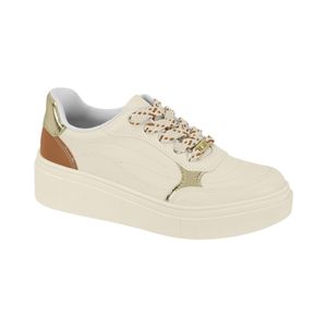 Champion Combinado Con Detalles Camel Y Dorado Mujer Vizzano