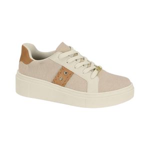 Champion Combinado Con Tejido Beige Claro Mujer Vizzano