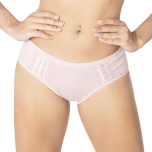 Bikini Gloss Con Encaje Beige Mujer Econfort