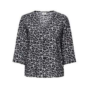 Camisa Manga Tres Cuartos Estampada Celeste Mujer JDY