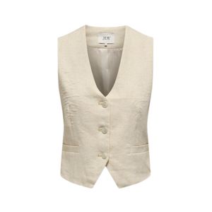 Chaleco Tejido Liviano Maya Say Marfil Mujer JDY