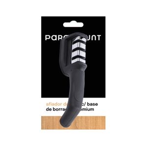 Afilador Con Base De Goma Premium Negro Paramount