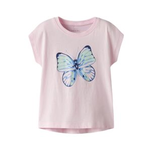 Remera Manga Corta Rosa Bebé Niña Name It