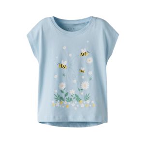 Remera Manga Corta Celeste Niña Name It