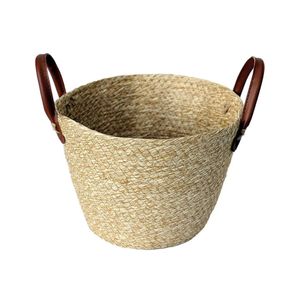 Cesto De Fibra Natural Con Asas Paramount
