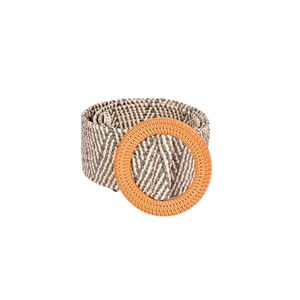 Cinto Yute Rayas Verde Mujer