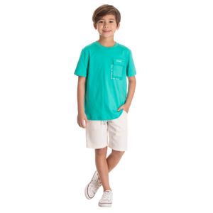 Conjunto Bermuda Remera Manga Corta Estampado Niño Tmx