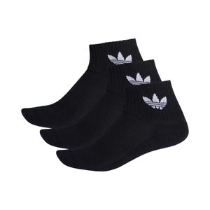 Medias Pack 3 Mid Ankle Negro Adidas