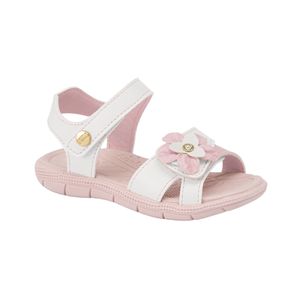 Sandalia Blanco Tic Tac Niña Klin