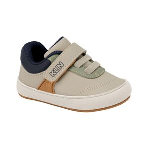 Zapatenis Cierre Velcro Gris Niño Klin