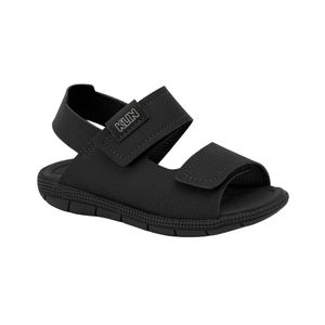 Sandalia Negro Tic Tac Niño Klin