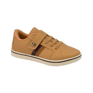 Zapatenis Khaki Flyer Con Velcro Niño Klin