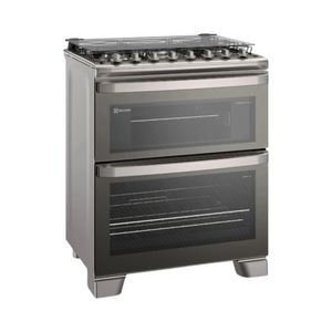Cocina 5 Bocas 2 Hornos 35/109 Litros Gris Electrolux