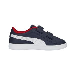 Zapatenis Azul M Blanco Smash 3.0 L V Niño Puma