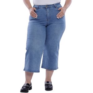 Jeans Mid Denim Cropped Flare Mujer Susan Miller