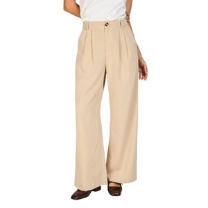 Pantalón Palazzo Elena Beige Mujer Eclipse