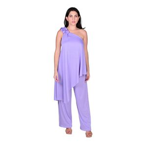 Conjunto 2 Piezas Top Y Pantalón Lavanda Mujer Juliette