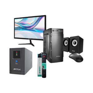Computadora FTX Core Lite I3/480GB/SSD/8GB/1GB VGA Monitor 22"/UPS 600VA/Teclado/Mouse/Parlantes
