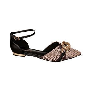 Chatitas Combinado Con Estampado De Piton Mujer Bebece