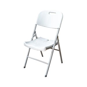 Silla Plegable Alta Blanca Unique