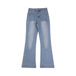 Jeans Flare Essence Celeste Niña Ficcus