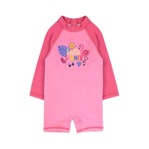 Enterito Manga Larga Estampado Spirit Rosado Bebé Niña Ficcus