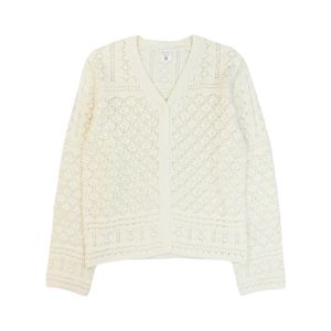 Cardigan De Manga Larga Essence Marfil Niña Ficcus