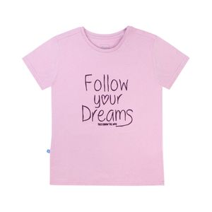 Remera Manga Corta Essence Follow Lila Niña Ficcus