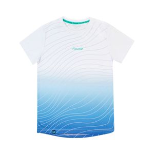 Remera Manga Corta Go UV Secado Rápido Blanca Niño Ficcus