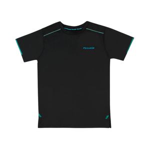 Remera Manga Corta Go Transpirable UV Negro Niño Ficcus