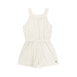 Enterito Elegante Must Have Encajes Marfil Niña Ficcus