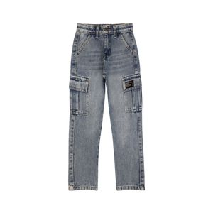 Jeans Cargo Essence Azul Niño Ficcus