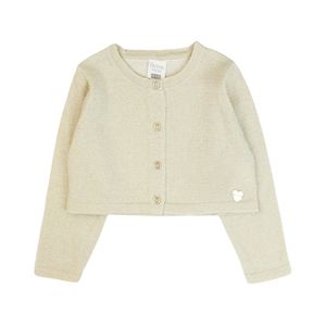 Cardigan Manga Larga Must Have Beige Bebé Niña Ficcus