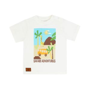 Remera Manga Corta Spirit Marfil Bebé Niño Ficcus