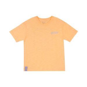 Remera Manga Corta Holiday Naranja Niño Ficcus