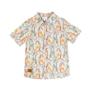 Camisa Manga Corta Guayabera Spirit Marfil Niño Ficcus