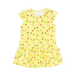 Vestido Estampado Day To Day Amarillo Bebé Niña Ficcus