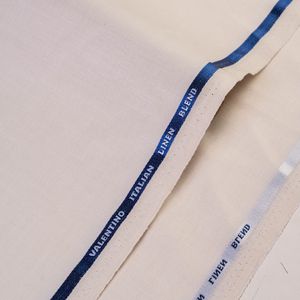 Tela Lino Valentino Marfil Por Metro