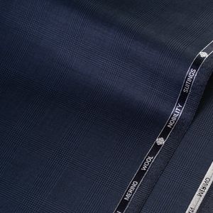 Tela Casimir Inglés Ruyi Príncipe Por Metro Azul Oscuro