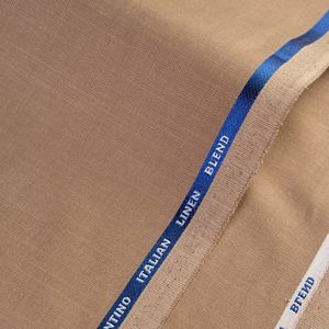 Tela Lino Valentino Por Metro Camel