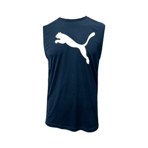 Camisilla Tad Essential Logo Azul Marino Hombre Puma