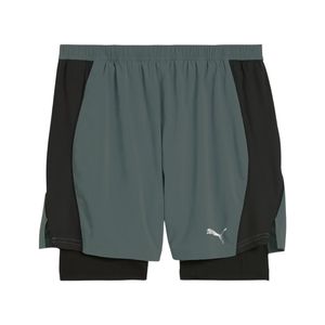 Short Deportivo Run Velocity 2 En 1 Gris Mujer Puma