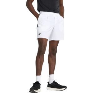 Short Dry Tournament Tenis Blanco Hombre New Balance