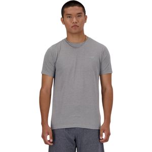 Remera Manga Corta Gris Essentials Heathertech Hombre New Balance