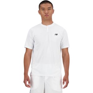 Remera Manga Corta Dry Tournament Tenis Blanco Hombre New Balance